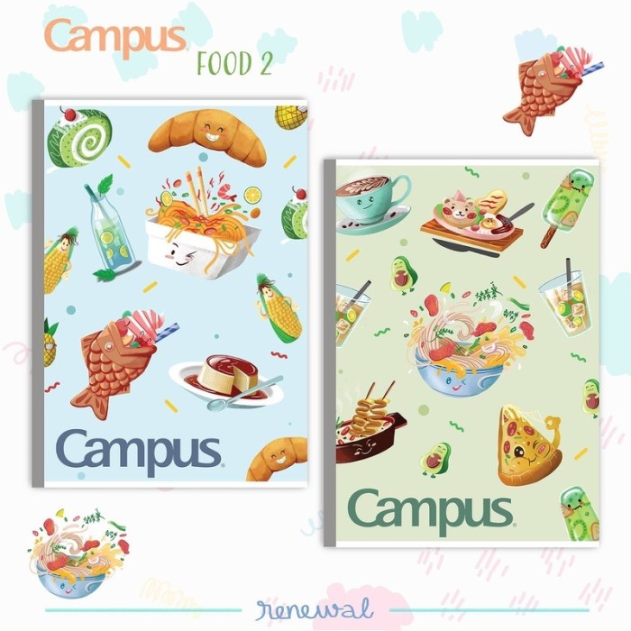 Vở Campus – Dòng Food 2 (Ẩm Thực Sáng Tạo)