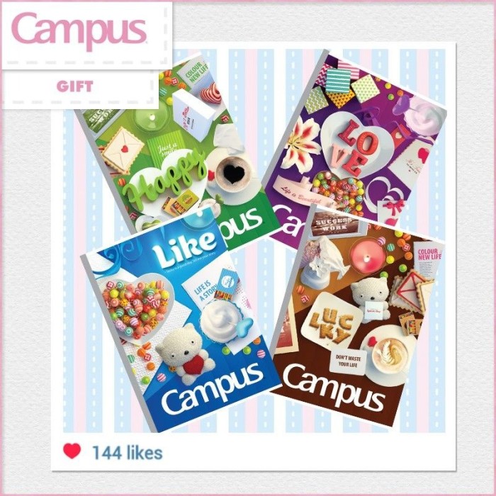 Vở Campus – Dòng Gift (Quà Tặng Sáng Tạo)
