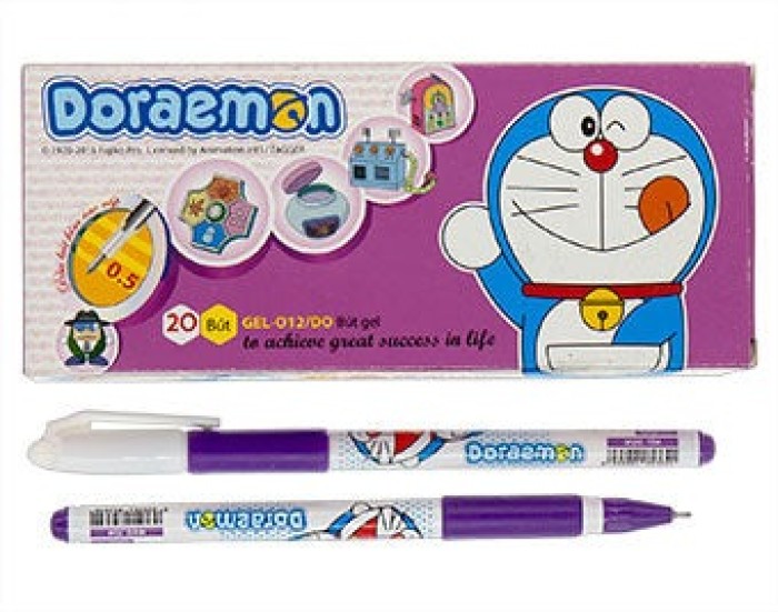 Bút Gel Doraemon GEL-012DO – Bộ 20 cây, Ngòi 0.5mm, Mực Nước
