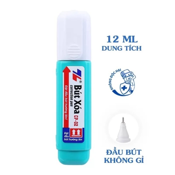 Bút Xóa Thiên Long CP-02 – Đầu Kim Nhỏ, Xóa Chính Xác