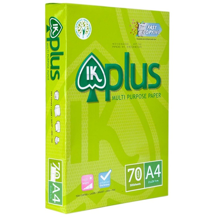 Giấy IK Plus 70gsm A4 - Giấy Đa Năng Tiết Kiệm Chi Phí