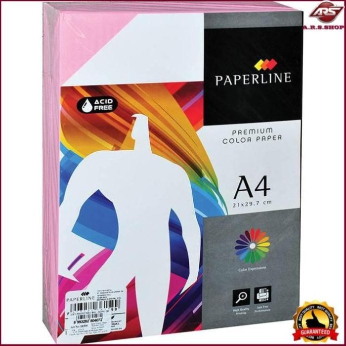Giấy Màu Paperline A4 80gsm - 500 Tờ