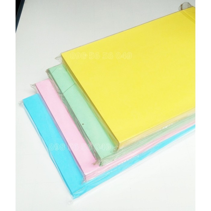 Bìa Màu One Color Card 160gsm – 100 Tờ, Đa Màu Cao Cấp