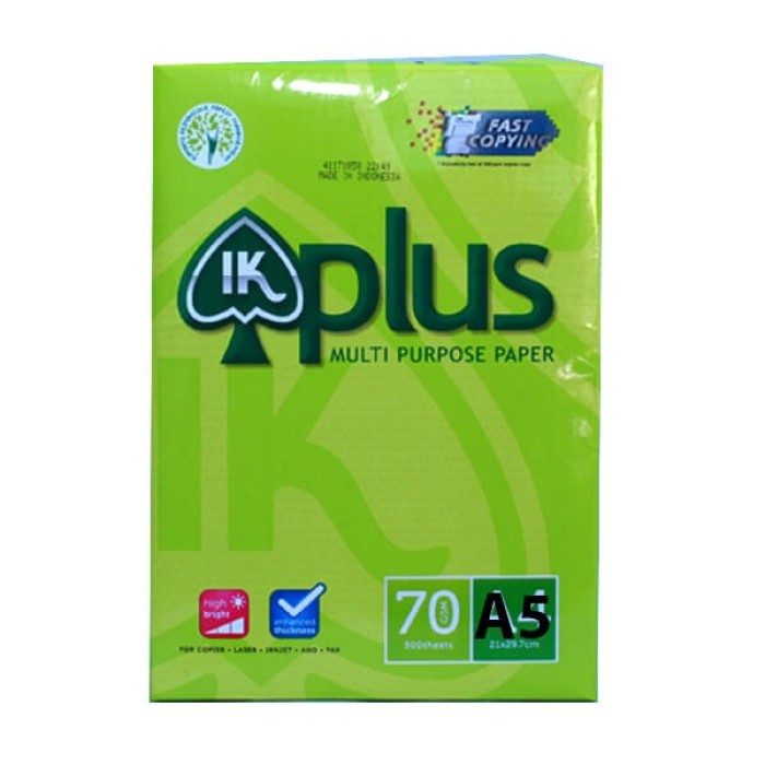 Giấy In A5 IK Plus 70gsm - 500 Tờ