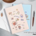 Vở Kẻ Ngang Hải Tiến 80 Trang Sticker Mã 6607 – Thiết Kế Dễ Thương, Giấy Dày Chống Thấm