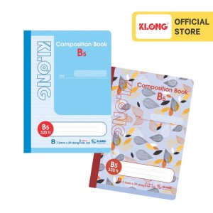 Sổ Klong B5 – 320 Trang MS 335 Gáy Keo Bìa Mềm Giấy Dày Mịn Kẻ Ngang Chuẩn