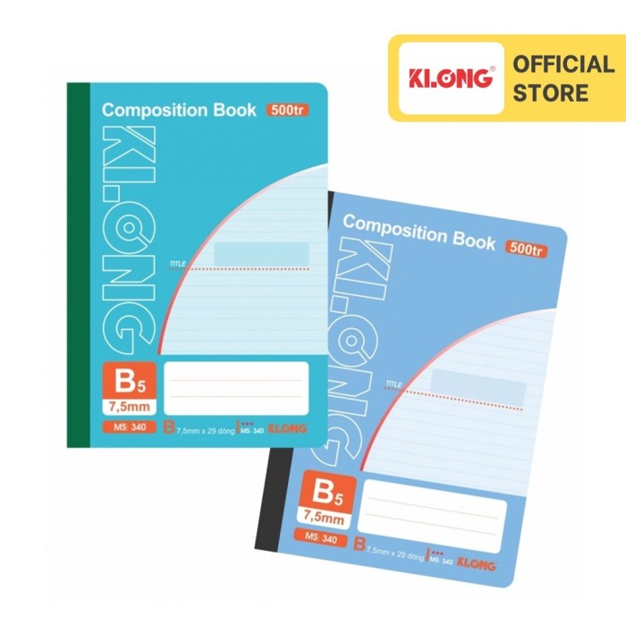 Sổ Klong B5 500 Trang MS 340 Kẻ Ngang 7.5mm