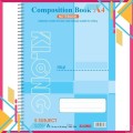 Sổ Lò Xo Klong A4 MS 396 – 500 Trang Kẻ Ngang 7mm Bìa Cứng Giấy Trắng Mịn
