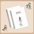 Sổ Lò Xo Smile A5 Hải Tiến 200 Trang – Mã 6744 – Giấy 80 gsm Trắng Mịn, Viết Êm Tay, Bìa Bồi Cứng Khỏe