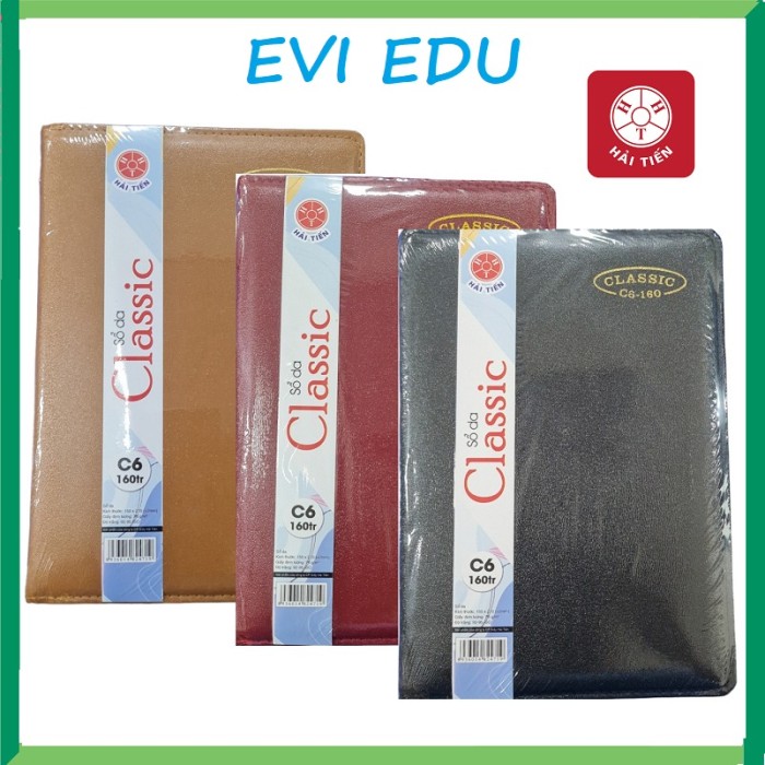 Sổ Da Classic 6 - 160 Trang - Sổ Tay Cao Cấp Dành Cho Doanh Nhân
