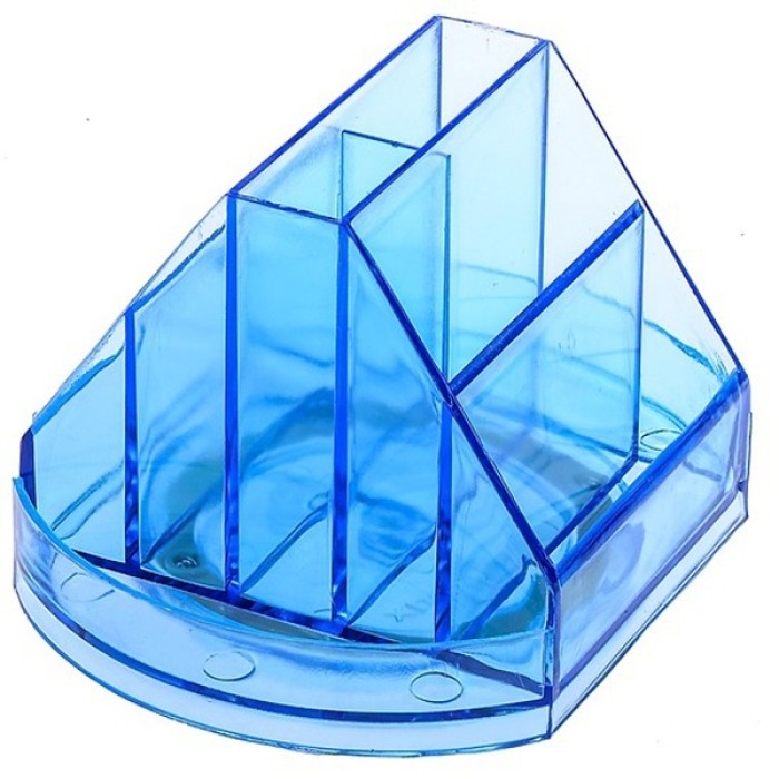 Khay Cắm Bút Xoay Mica HR 311 – Hộp Cắm Bút Xoay 360 Độ, Nhiều Ngăn Tiện Lợi, Nhựa Mica Cao Cấp