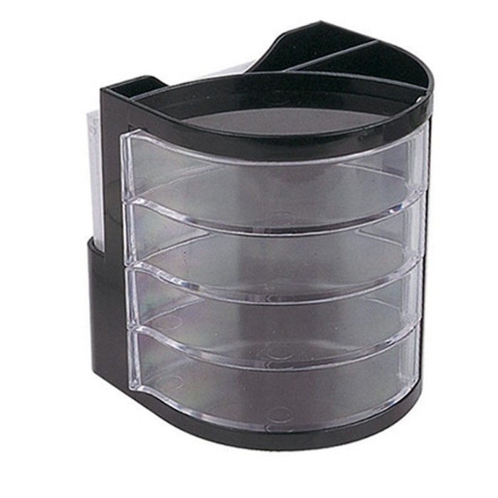 Cắm Bút Deli 9133 – Hộp Cắm Bút Để Bàn Nhựa Cao Cấp, Thiết Kế Tối Giản, Tiện Lợi