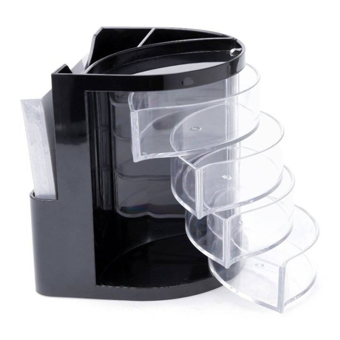 Cắm Bút Deli 9133 – Hộp Cắm Bút Để Bàn Nhựa Cao Cấp, Thiết Kế Tối Giản, Tiện Lợi