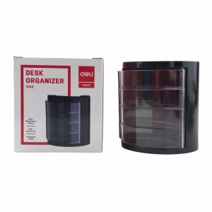 Cắm Bút Deli 9133 – Hộp Cắm Bút Để Bàn Nhựa Cao Cấp, Thiết Kế Tối Giản, Tiện Lợi