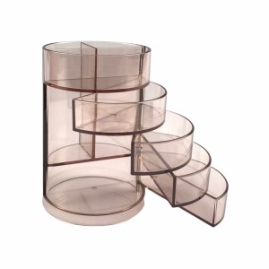 Cắm Bút Deli 906 Hộp Đựng Bút Đa Năng Nhiều Ngăn Xoay Tiện Lợi