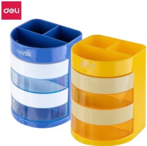 Cắm Bút Deli 904 – Hộp Cắm Bút Để Bàn Thiết Kế Đơn Giản, Bền Đẹp, Nhựa Cao Cấp