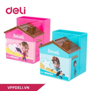 Khay Cắm Bút Học Sinh DELI E9138 – Thiết Kế Đáng Yêu, Tiện Lợi, Giúp Bàn Học Gọn Gàng