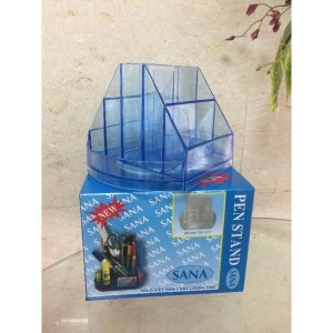 Khay Cắm Bút Xoay Mica HR 311 – Hộp Cắm Bút Xoay 360 Độ, Nhiều Ngăn Tiện Lợi, Nhựa Mica Cao Cấp