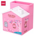 Khay Cắm Bút Học Sinh DELI E9138 – Thiết Kế Đáng Yêu, Tiện Lợi, Giúp Bàn Học Gọn Gàng