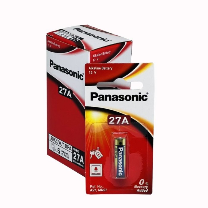 Pin Panasonic A27 12V Alkaline Chính Hãng Dùng Cho Remote Ô Tô, Cửa Cuốn