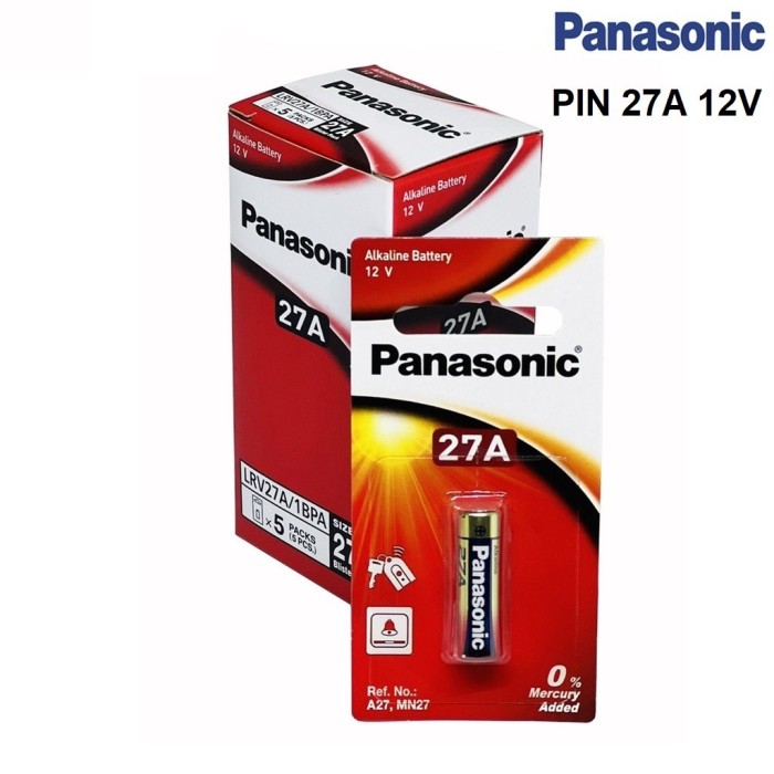 Pin Panasonic A27 12V Alkaline Chính Hãng Dùng Cho Remote Ô Tô, Cửa Cuốn