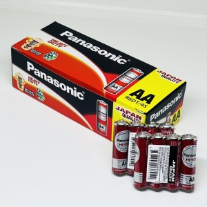 Pin Panasonic AA R6DT/4S 1.5V Carbon Zinc Vỉ 4 Viên Chính Hãng
