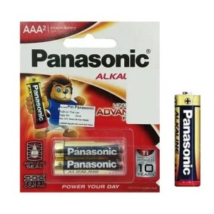 Pin Panasonic Alkaline AAA R03 1.5V Chính Hãng Vỉ 2 Viên