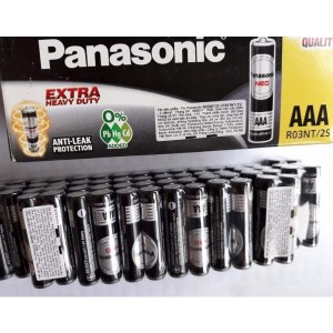 Pin Tiểu 3A Panasonic R03NT/2S 1.5V Carbon Zinc Vỉ 2 Viên Chính Hãng