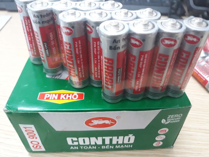 Pin Con Thỏ AA (2A) – Pin Than 1.5V Chính Hãng