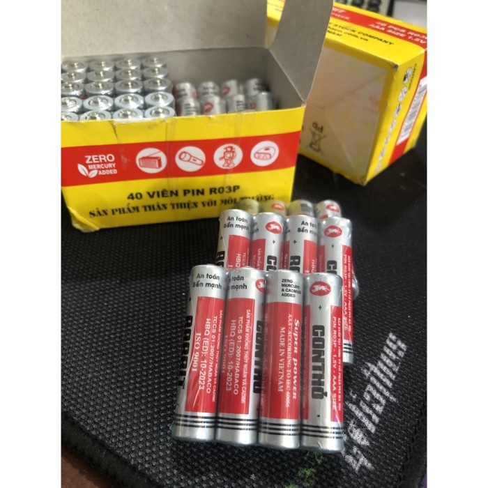 Pin Con Thỏ AAA (3A) – Pin Than 1.5V Chính Hãng