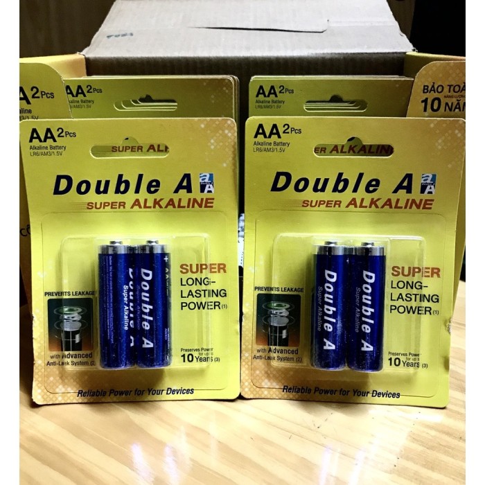 Pin Double A AA (Vỉ 2 Viên)