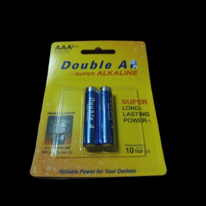 Pin Double A AAA (3A) Alkaline – Vỉ 2 Viên
