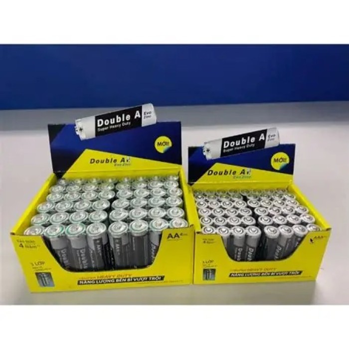 Pin Double A AA (2A) Alkaline – Vỉ 4 Viên
