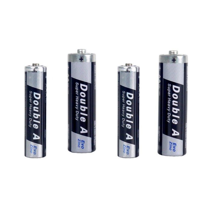 Pin Double A AA (2A) Alkaline – Vỉ 4 Viên
