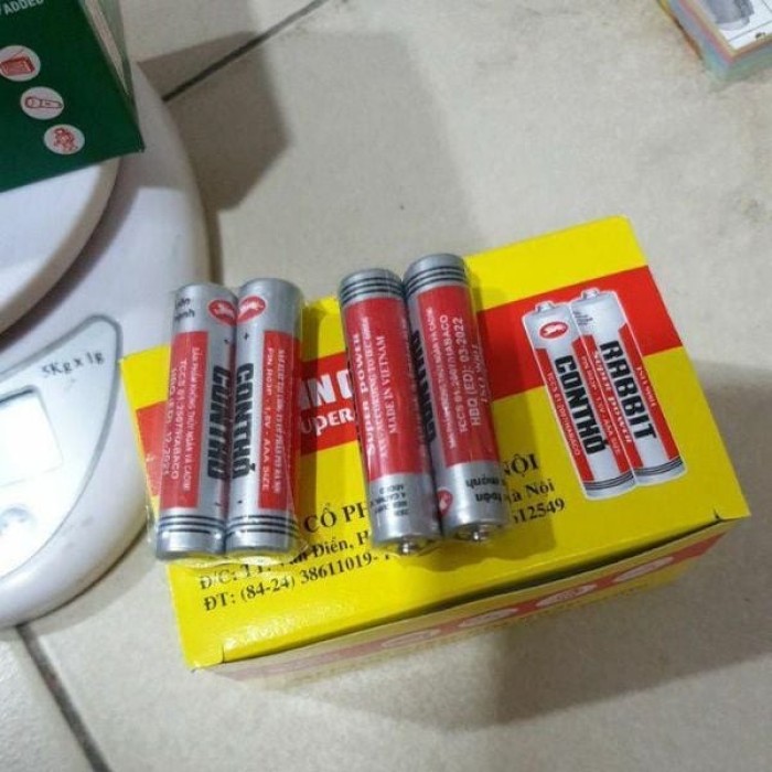 Pin Con Thỏ AAA (3A) – Pin Than 1.5V Chính Hãng