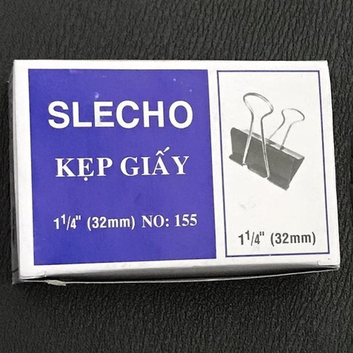 Kẹp Giấy Đen 32mm Echo – Giải Pháp Kẹp Tài Liệu Dày Chắc Chắn, Bền Bỉ