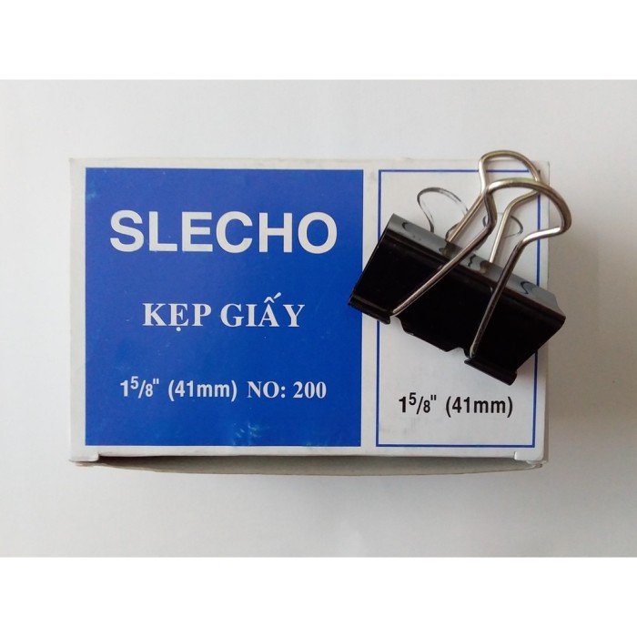 Kẹp Giấy Đen 41mm Echo – Kẹp Siêu Chắc Cho Tài Liệu Dày, Chuyên Nghiệp