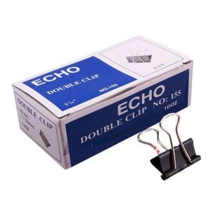 Kẹp Giấy Đen 15mm Echo – Nhỏ Gọn, Tiện Lợi Cho Văn Phòng và Học Tập