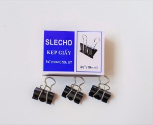 Kẹp Giấy Đen 19mm Echo – Lực Kẹp Mạnh, Giữ Tài Liệu Chắc Chắn