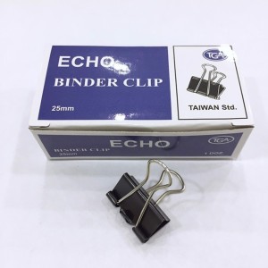 Kẹp Giấy Đen 25mm Echo – Kẹp Chắc Tài Liệu, Bền Bỉ Theo Thời Gian