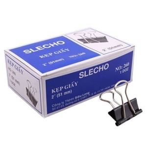 Kẹp Giấy Đen 51mm Echo – Kẹp Siêu Dày, Chắc Chắn, Phù Hợp Văn Phòng Lớn