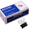 Kẹp Giấy Đen 19mm Echo – Lực Kẹp Mạnh, Giữ Tài Liệu Chắc Chắn