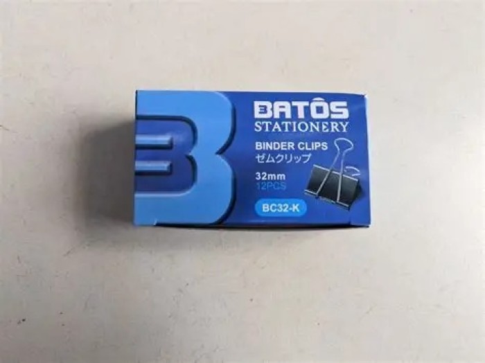 Kẹp Bướm BATOS 32mm – Kẹp Tài Liệu Dày, Bền Chắc, Dễ Sử Dụng