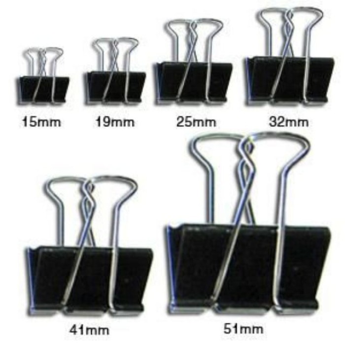 Kẹp Bướm Deli 51mm 38561 – Kẹp Siêu Chắc, Lưu Trữ Tài Liệu Dày Chuyên Nghiệp