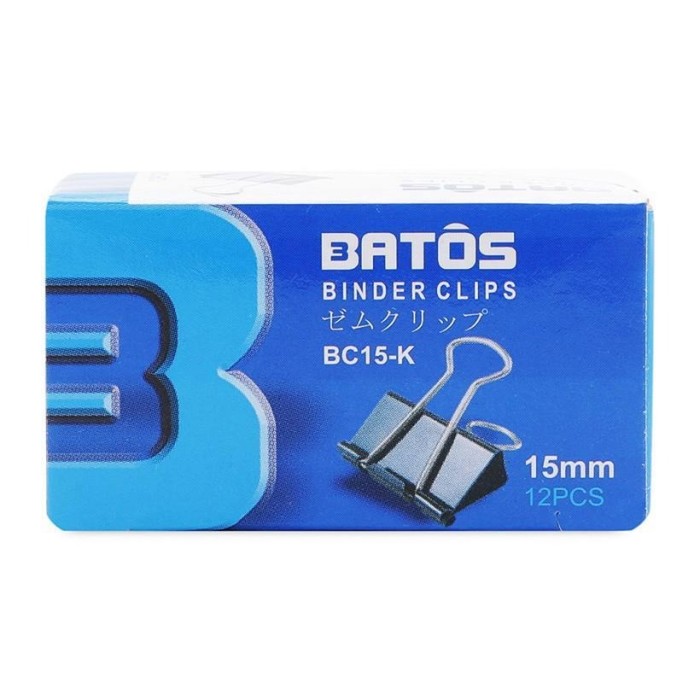 Kẹp Bướm BATOS 15mm – Kẹp Giấy Mini Chắc Chắn, Tiện Dụng Hằng Ngày