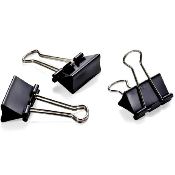 Kẹp Bướm Deli 32mm 38563 – Kẹp Chắc Chắn, Gọn Gàng Tài Liệu Vừa và Dày