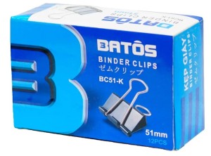Kẹp Bướm BATOS 51mm – Kẹp Tài Liệu Siêu Dày, Siêu Chắc, Dành Cho Văn Phòng Chuyên Nghiệp