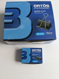 Kẹp Bướm BATOS 19mm – Kẹp Giấy Tiện Lợi, Chắc Chắn, Dễ Sử Dụng