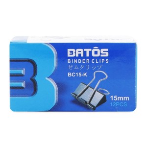 Kẹp Bướm BATOS 15mm – Kẹp Giấy Mini Chắc Chắn, Tiện Dụng Hằng Ngày