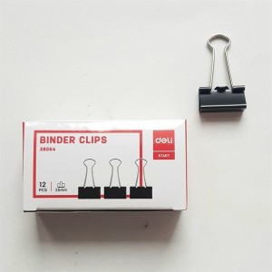 Kẹp Bướm Deli 25mm 38564 – Gọn Nhẹ, Kẹp Giấy Chắc Chắn Cho Công Việc Hằng Ngày